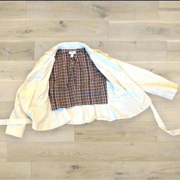 Loft cream beige corduroy peplum jacket size 4‎ - Picture 8 of 12